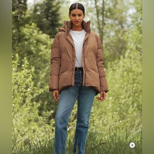Jenni Kayne, Puffer Jacket, Dark Khaki, XXS, NWT